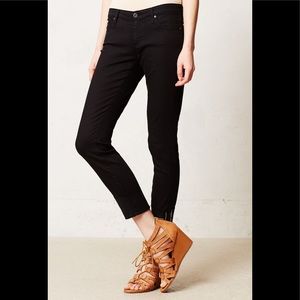 AG the Stevie slim Straight Cuffed Jeans Black 28